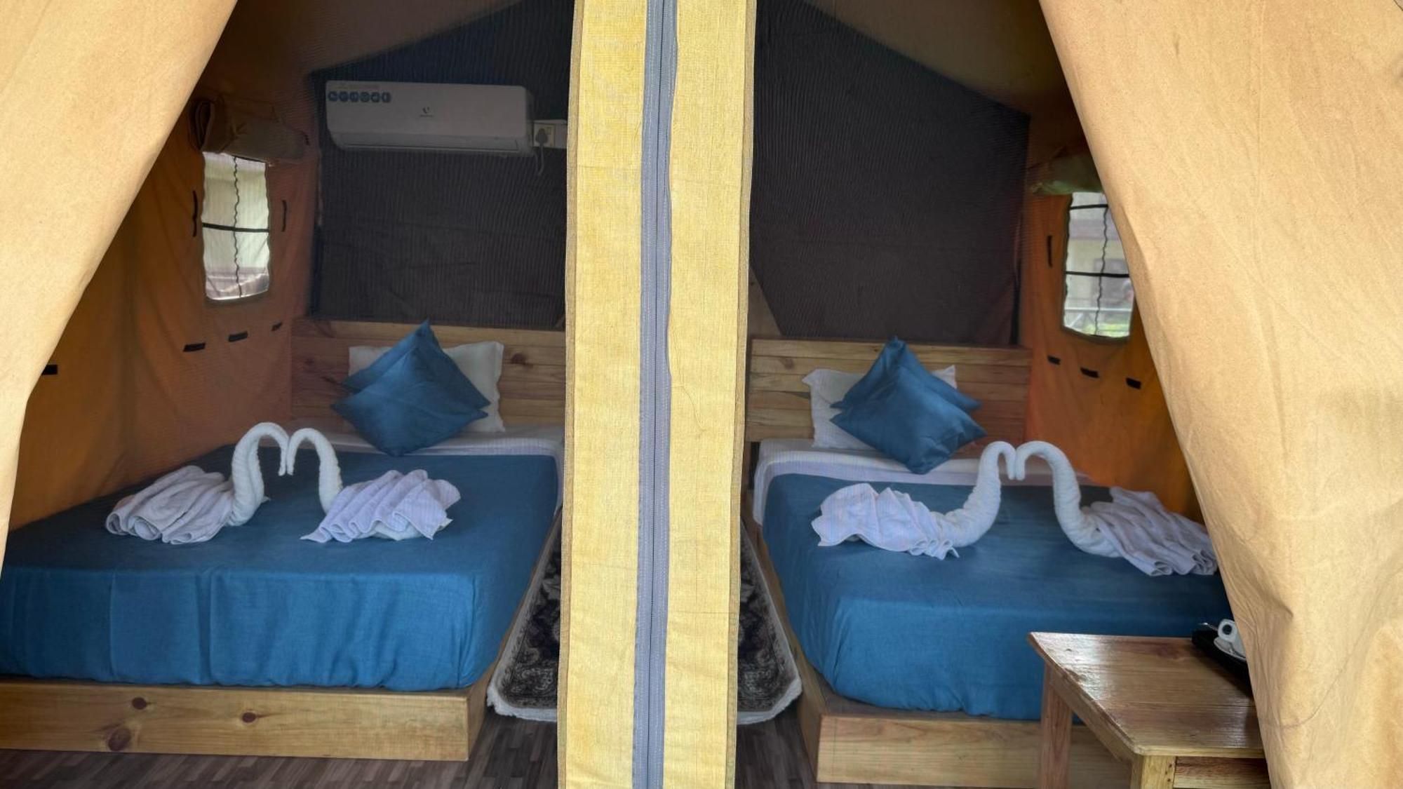 Jungle Wildlife Camp Hotel Sauraha Bagian luar foto